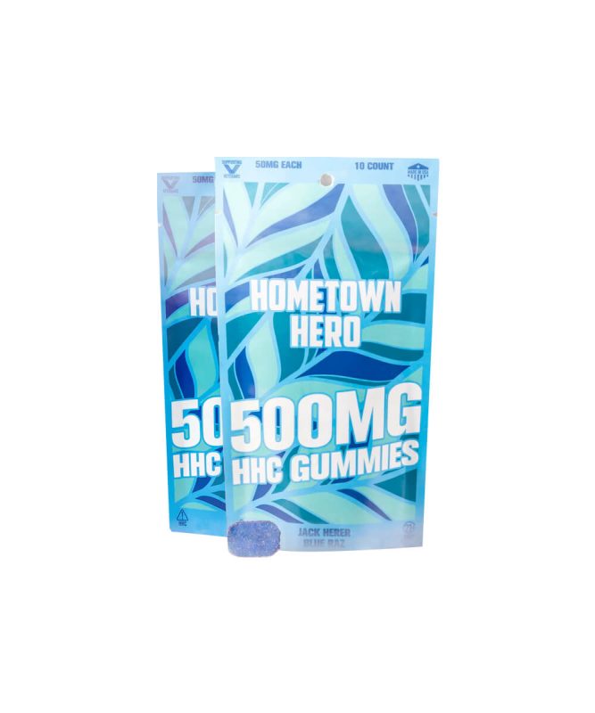 Hometown Hero HHC Gummies 500mg Artisan Vapor & CBD l Vape Shop l