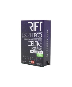Rift Delta 8 3gram Mini Escape Pod Blackberry Kush