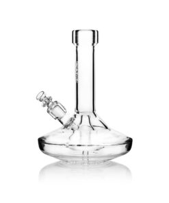 GRAV Wide Base Water Pipe Small - Clear