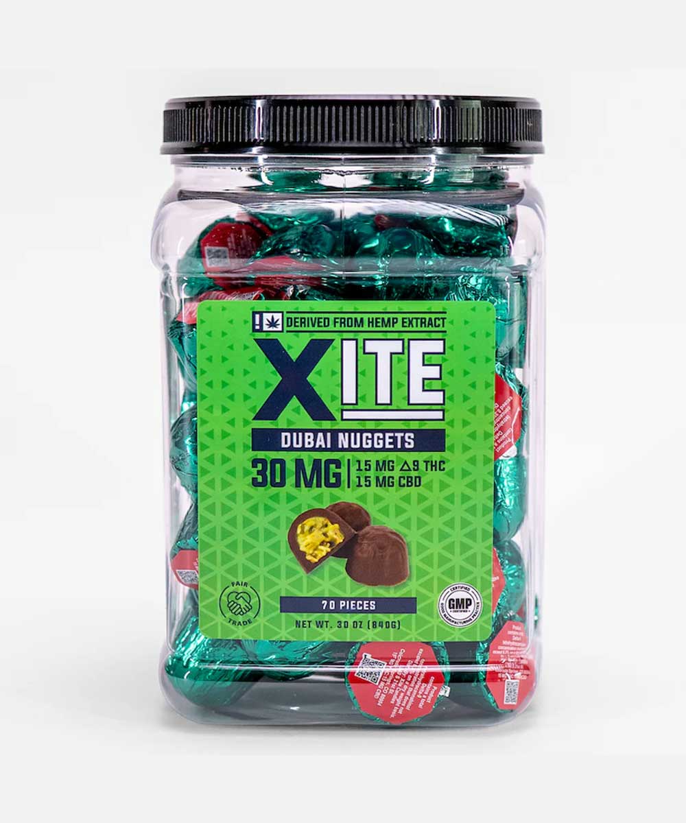 Xite Delta 9 - Dubai Nuggets - 30mg Xite Delta 9 - Dubai Nuggets - 30mg