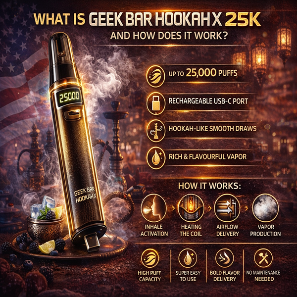 Geek Bar Hookah X 25K