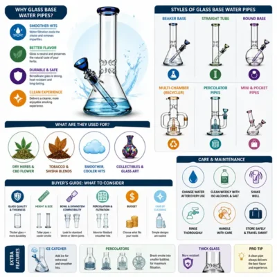 Glass Base Water Pipe