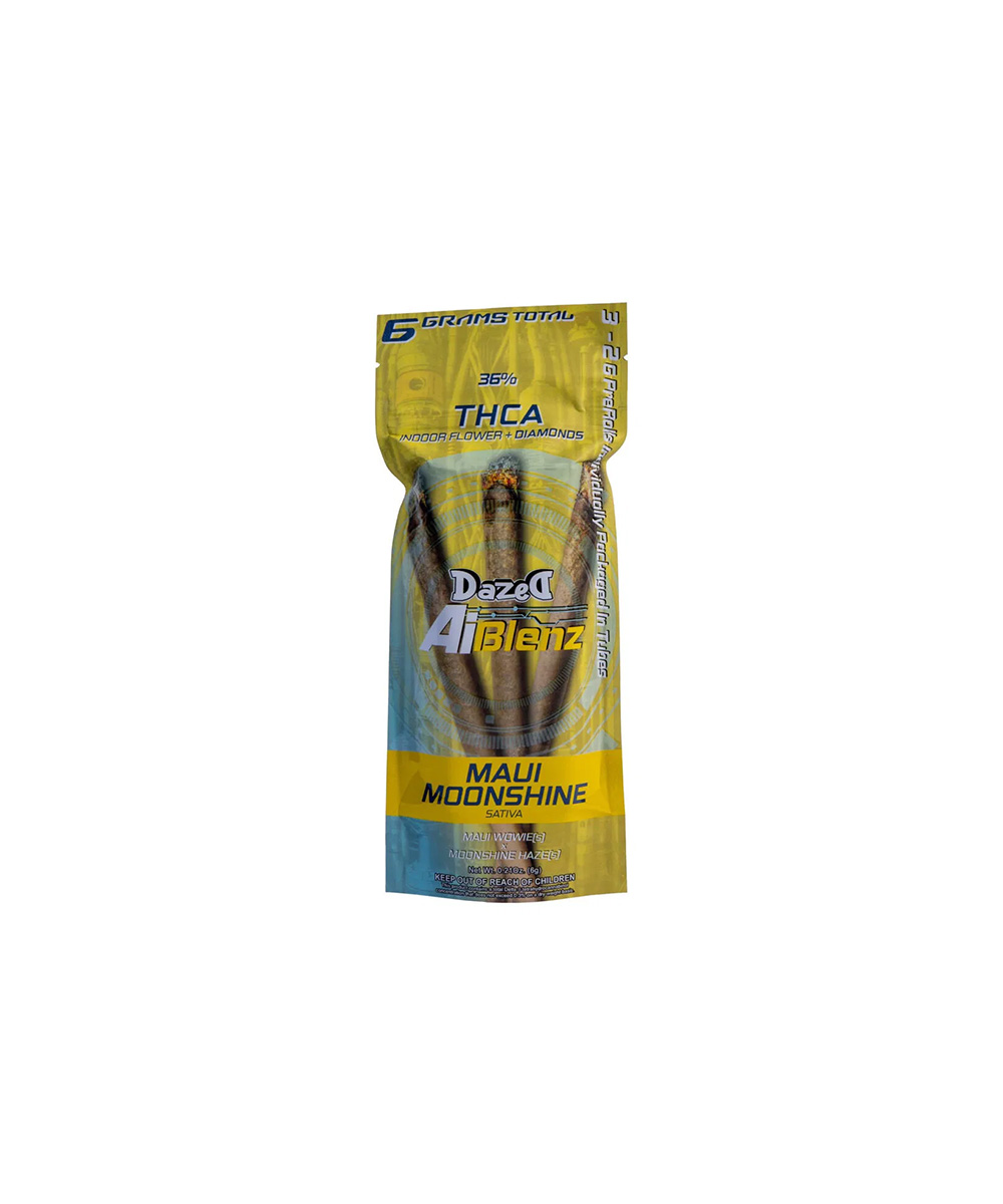 Dazed AI Blenz THCA Pre-rolls 2g (3pk)2