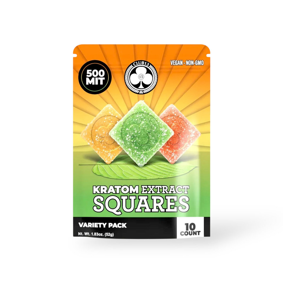 Club-13-Kratom-Extract-Gummies-Variety-Pack-Squares-10ct__47573